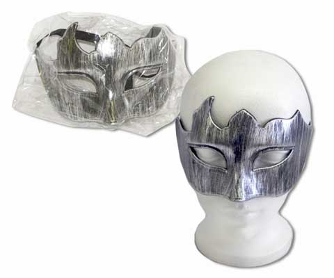 MASQUE LOUP METALLIQUE - (DZ) - (DISC.)