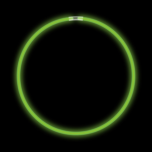 COLLIER LUMINEUX 22" - VERT - TUBE DE 50