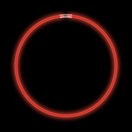 COLLIER LUMINEUX 22" - ROUGE - TUBE DE 50