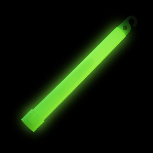 BATON LUMINEUX 6" - VERT- PAQUET DE 25
