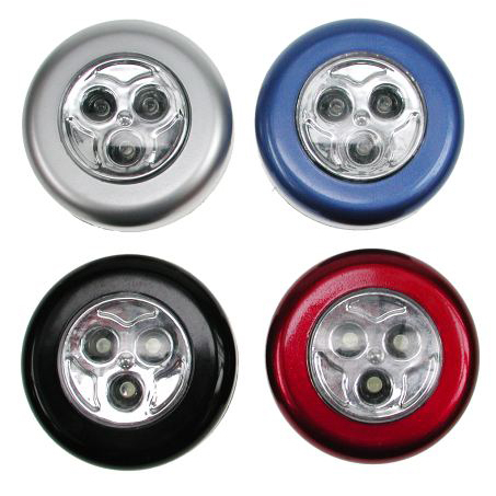 LUMIERE AUTO-ADHESIVE 3 DEL - ASSORTIES - PILES NON INCLUSES