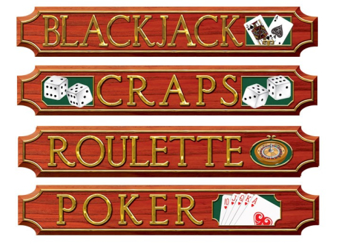 APPLIQUE CASINO 4" X 24" - PAQUET DE 4