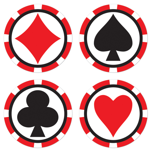 SOUS-VERRE CASINO 3.5" - PAQUET DE 8