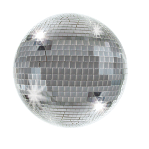 SOUS-VERRE BOULE DISCO 3.5" - PAQUET DE 8