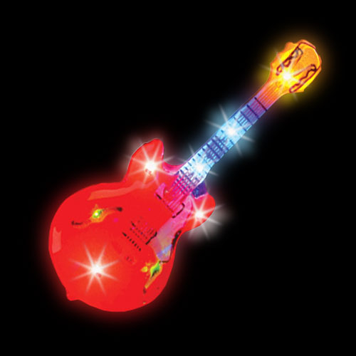 GUITARE LUMINEUSE - ROUGE - PAQUET DE 12
