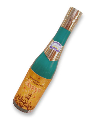 BOUTEILLE CHAMPAGNE CONFETTI MIX 16"