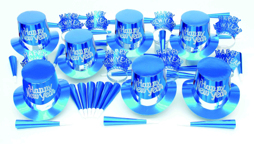 BLUE PARTY KIT - ENSEMBLE POUR 50