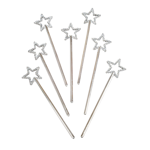 6" MINI STAR WAND - PACK OF 12