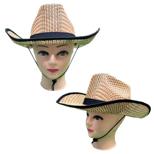 CHAPEAU DE COWBOY AVEC BANDE NOIR