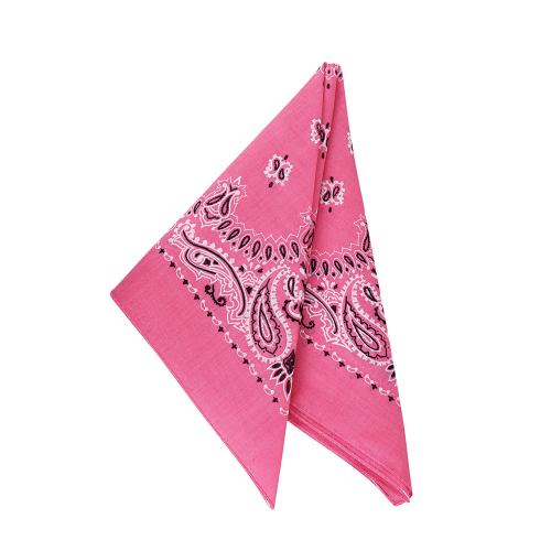 BANDANNA 19" X 19" - NEON PINK - PACK OF 12