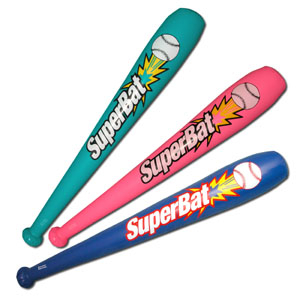 BATON DE BASEBALL GONFLABLE 42" - ASSORTIES #283