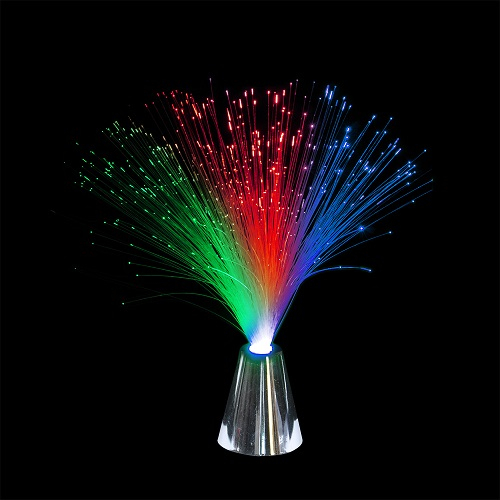 LAMPE A FIBRE OPTIQUE - MULTICOLORE