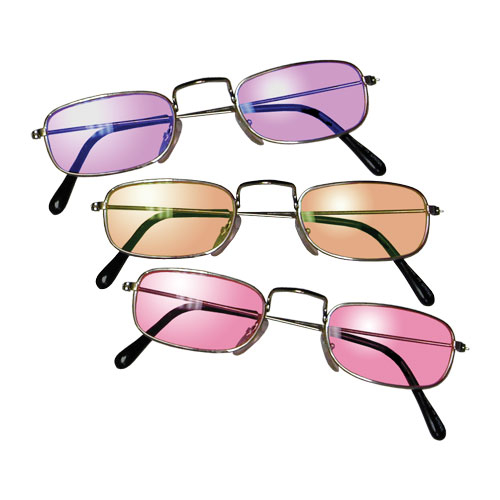 LUNETTES DE SOLEIL BENJAMIN FRANKLIN - ASSORTIES - PAQUET DE 12