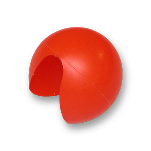 NEZ DE CLOWN EN PLASTIQUE - ROUGE - PAQUET DE 12