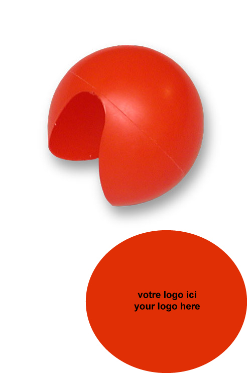 NEZ DE CLOWN EN PLASTIQUE - ROUGE - PAQUET DE 12 #351
