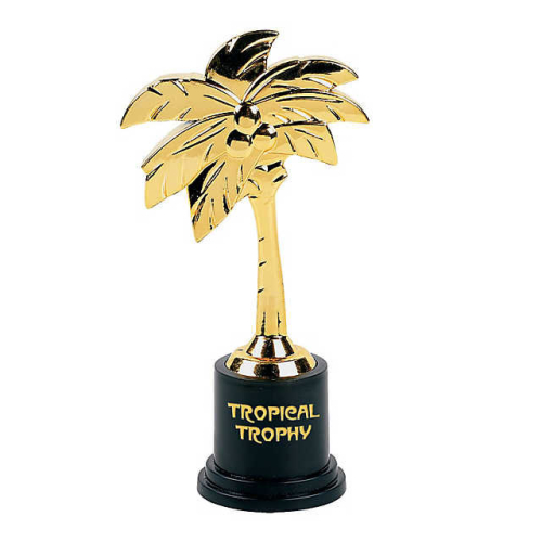 TROPHEE TROPICAL 5" EN PLASTIQUE