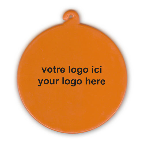 MEDAILLON CROCHET POUR COLLIER A FLEURS - ORANGE #395