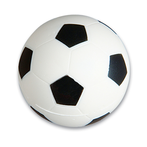BALLON DE SOCCER ANTISTRESS 2.5" - PAQUET DE 12