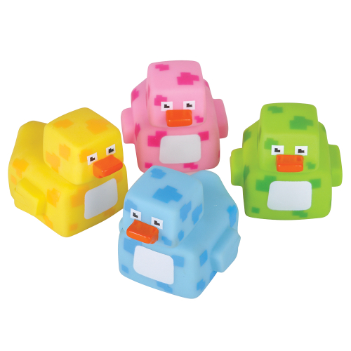 CANARD PIXELISE 2" - ASSORTIES - PAQUET DE 12