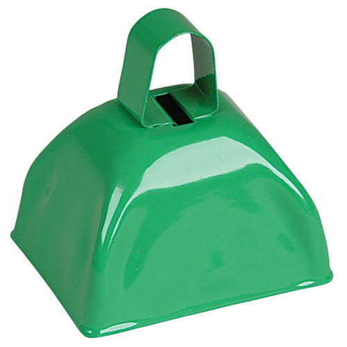 CLOCHE A VACHE - VERT - PAQUET DE 12