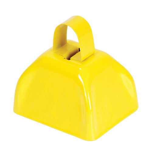 CLOCHE A VACHE - JAUNE - PAQUET DE 12
