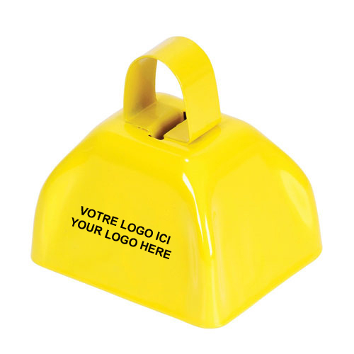 CLOCHE A VACHE - JAUNE - PAQUET DE 12 #569
