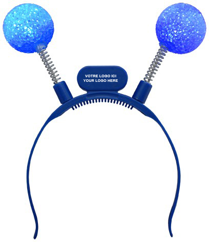 ANTENNES LUMINEUSES DEL BOULES-BLEUES- PAQUET DE 12-3 BATTERIES AG13 INCLUSES & REMPLAÇABLES #81
