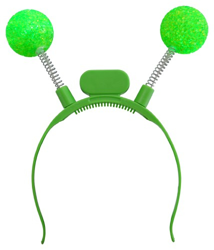 ANTENNES LUMINEUSES DEL BOULES-VERTES - PAQUET DE 12 -3 BATTERIES AG13 INCLUSES & REMPLAÇABLES