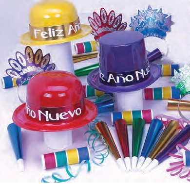 FELIZ ANO NUEVO PARTY KIT - ENSEMBLE POUR 50
